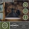 Vaxcel Canton Steel 1 Light LED Dusk to Dawn Matte Black and White Farmhouse Outdoor Wall Lantern T0748 - alternate 7